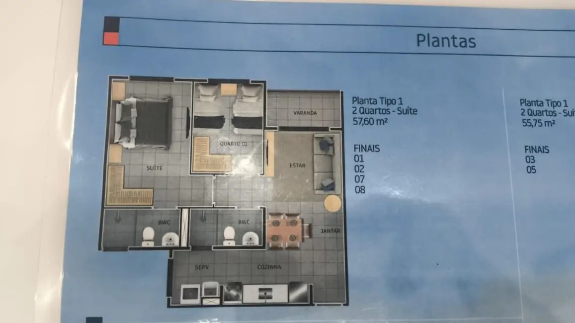 Foto 7 de Apartamento com 2 quartos à venda, 57m2 em Sao Jose Dos Campos - SP