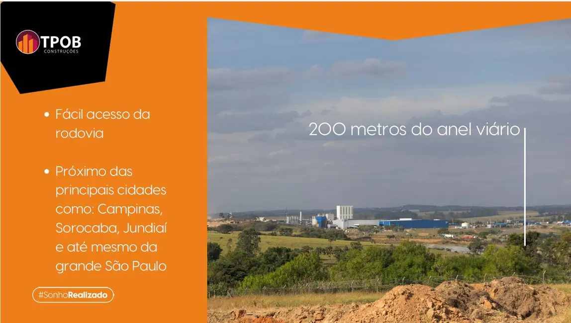 Foto 4 de Terreno / Lote à venda, 400m2 em Distrito Industrial do Lageado, Salto - SP