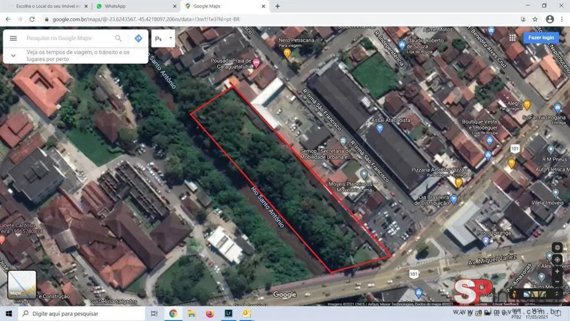 Foto 2 de Terreno / Lote à venda, 12000000m2 em Centro, Caraguatatuba - SP