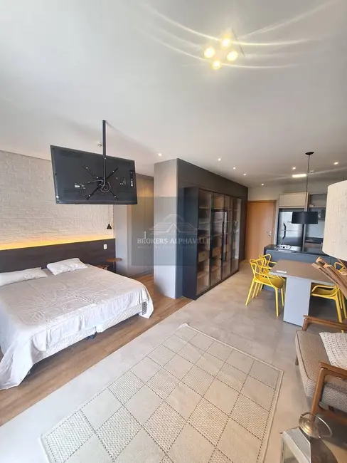 Foto 3 de Apartamento com 1 quarto para alugar, 46m2 em Tamboré, Santana De Parnaiba - SP