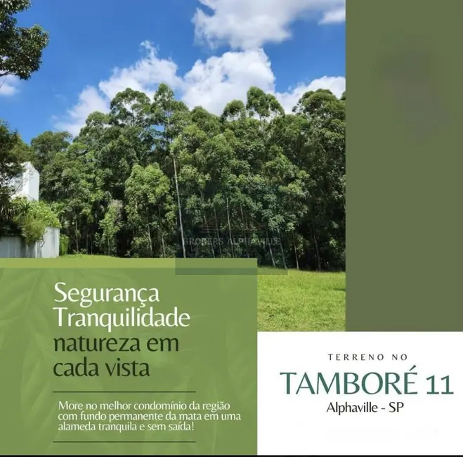 Foto 1 de Lote de Condomínio à venda, 560m2 em Tamboré, Santana De Parnaiba - SP