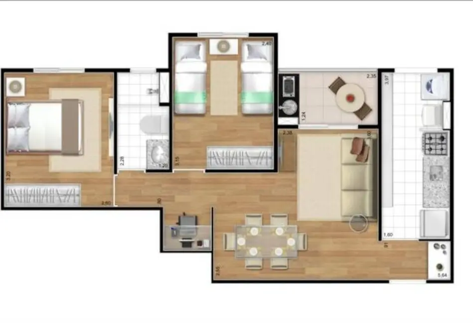 Foto 9 de Apartamento com 2 quartos à venda, 50m2 em Jardim Independência, São Paulo - SP