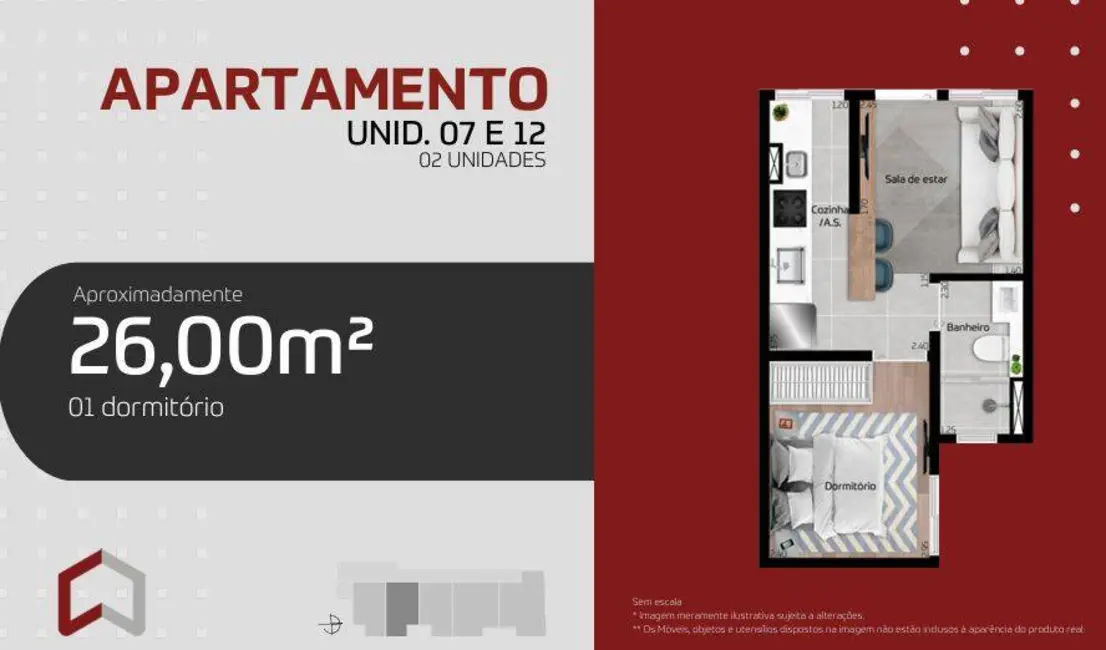 Foto 8 de Apartamento com 1 quarto à venda, 26m2 em Guaianazes, São Paulo - SP