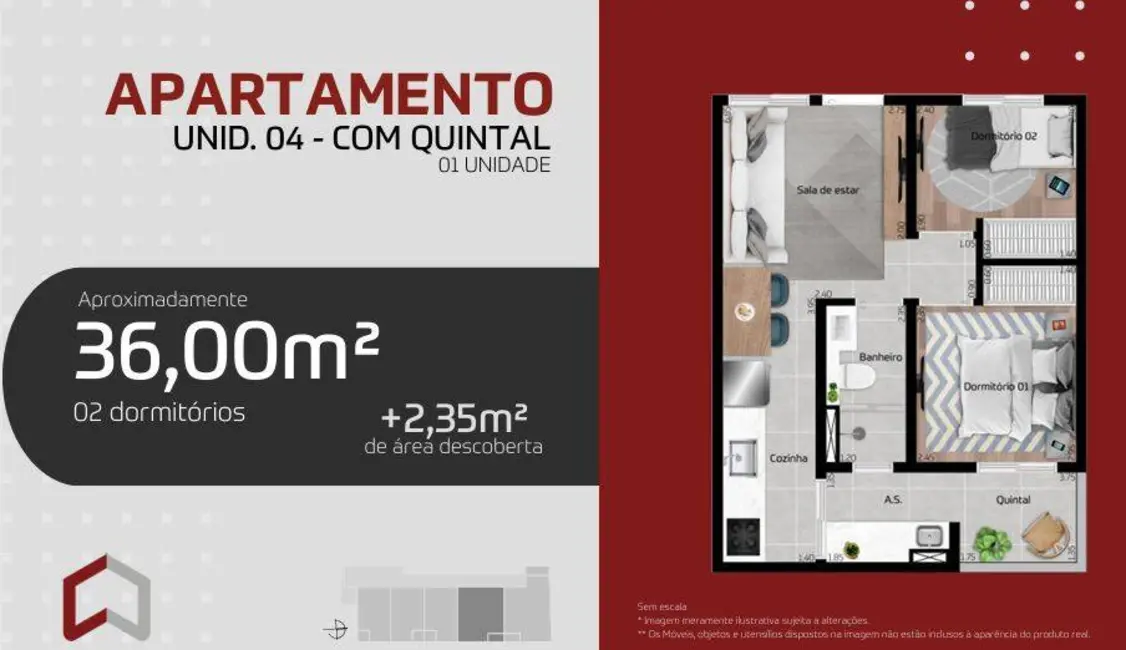 Foto 4 de Apartamento com 1 quarto à venda, 26m2 em Guaianazes, São Paulo - SP