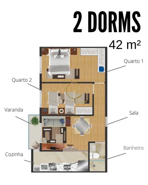 Foto 1 de Apartamento com 2 quartos à venda, 42m2 em Vila Corberi, São Paulo - SP