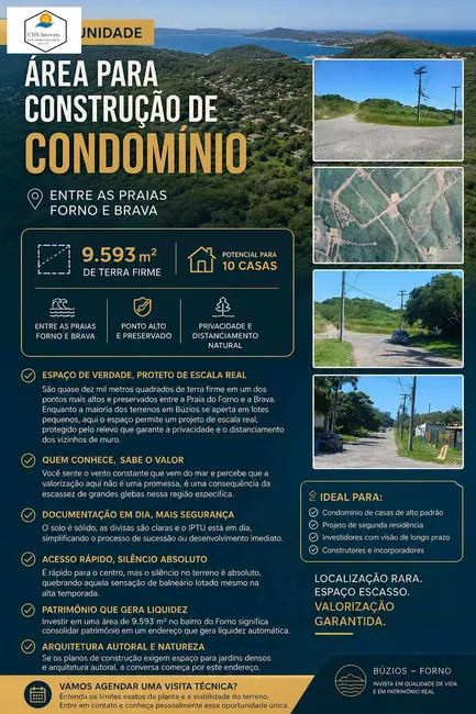Terreno / Lote à venda, 9500m2 em Armacao Dos Buzios - RJ - imagem 1 Foto 1 de Terreno / Lote à venda, 9500m2 em Armacao Dos Buzios - RJ