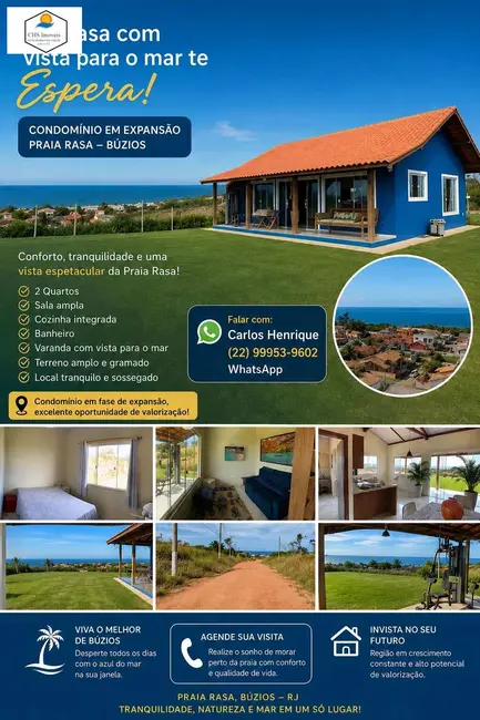 Casa com 2 quartos à venda, 100m2 em Armacao Dos Buzios - RJ - imagem 1 Foto 1 de Casa com 2 quartos à venda, 100m2 em Armacao Dos Buzios - RJ