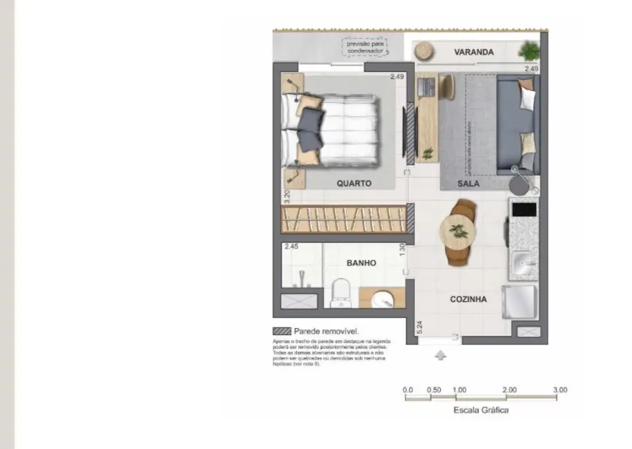 Foto 6 de Apartamento com 1 quarto à venda, 30m2 em Rio De Janeiro - RJ