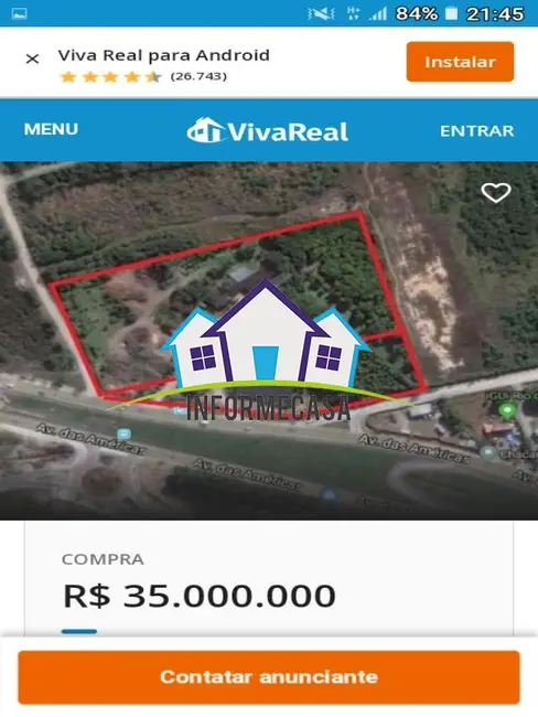 Foto 4 de Terreno / Lote à venda em Recreio dos Bandeirantes, Rio De Janeiro - RJ