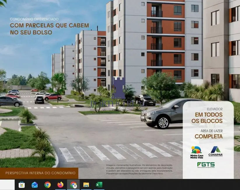 Foto 1 de Apartamento com 2 quartos à venda e para alugar em Campo Largo - PR