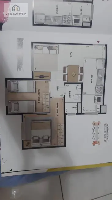 Foto 1 de Apartamento com 2 quartos à venda, 34m2 em Vila Plana, São Paulo - SP