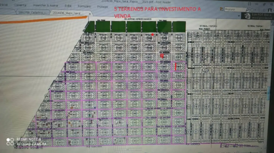 Foto 4 de Terreno / Lote à venda, 455m2 em Itapoa - SC