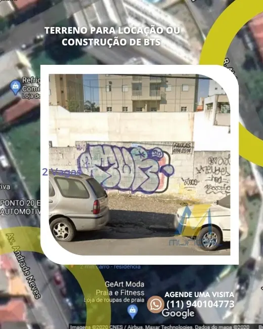Terreno / Lote para alugar, 3380m2 em Vila Helena, Santo Andre - SP - imagem 1 Foto 1 de Terreno / Lote para alugar, 3380m2 em Vila Helena, Santo Andre - SP