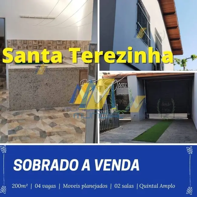 Foto 2 de Sobrado com 3 quartos à venda, 210m2 em Jardim Santo Antônio, Santo Andre - SP