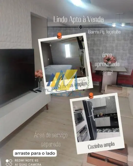 Apartamento com 3 quartos à venda, 73m2 em Parque Jaçatuba, Santo Andre - SP - imagem 2 Foto 2 de Apartamento com 3 quartos à venda, 73m2 em Parque Jaçatuba, Santo Andre - SP