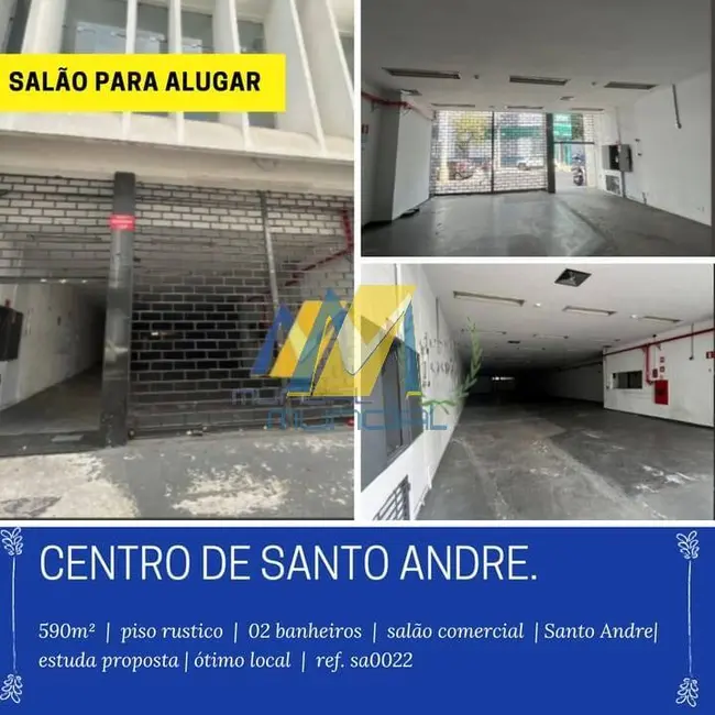 Foto 1 de Sala Comercial para alugar, 590m2 em Centro, Sao Caetano Do Sul - SP