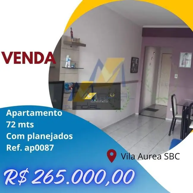 Foto 1 de Apartamento com 2 quartos à venda, 72m2 em Sao Bernardo Do Campo - SP