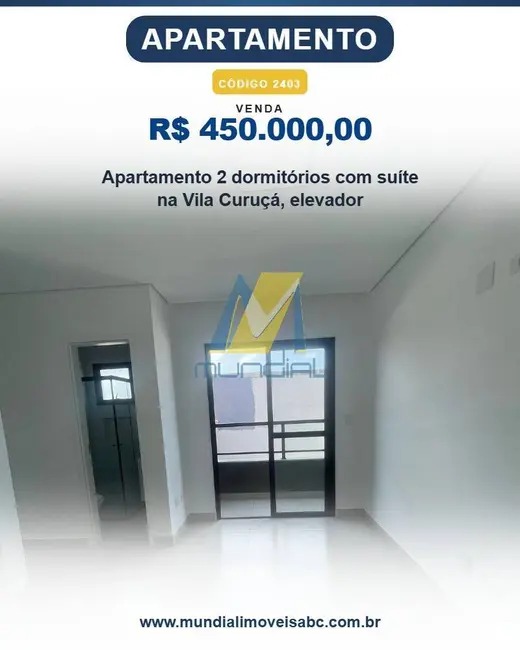 Apartamento com 2 quartos à venda, 51m2 em Vila Curuçá, Santo Andre - SP - imagem 1 Foto 1 de Apartamento com 2 quartos à venda, 51m2 em Vila Curuçá, Santo Andre - SP