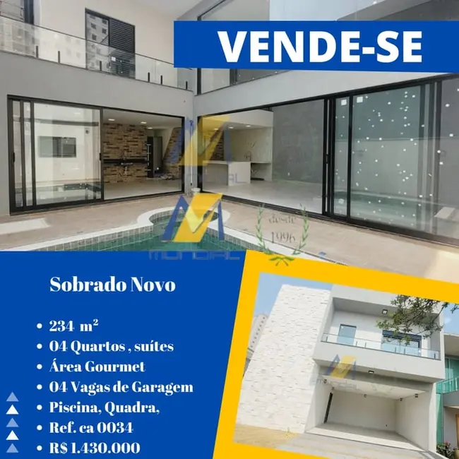 Foto 2 de Casa com 4 quartos à venda, 234m2 em Ibiti Royal Park, Sorocaba - SP