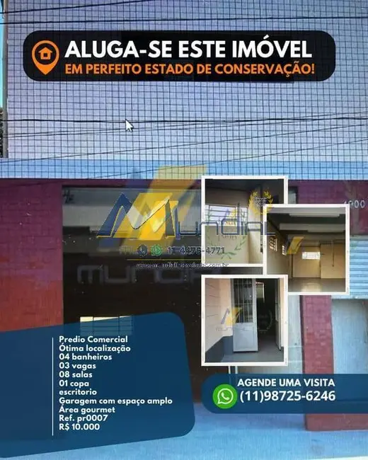 Foto 1 de Sala Comercial para alugar, 323m2 em Baeta Neves, Sao Bernardo Do Campo - SP