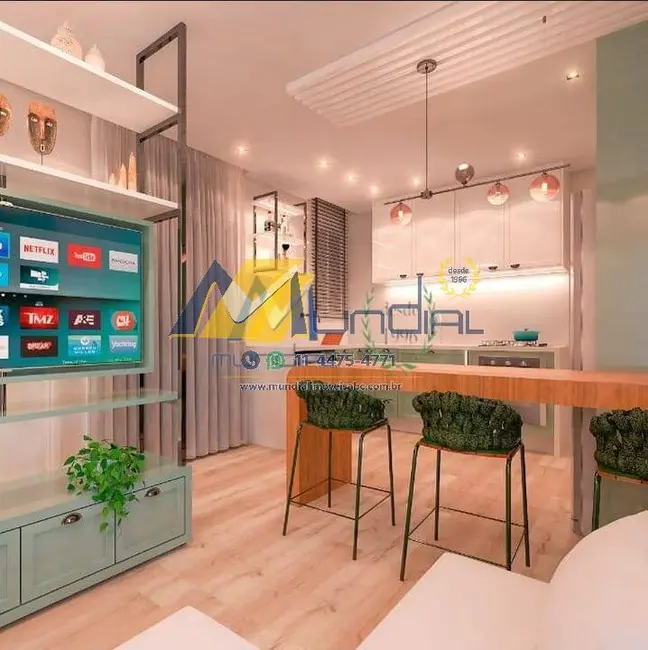 Foto 2 de Apartamento com 2 quartos à venda, 53m2 em Jardim Utinga, Santo Andre - SP