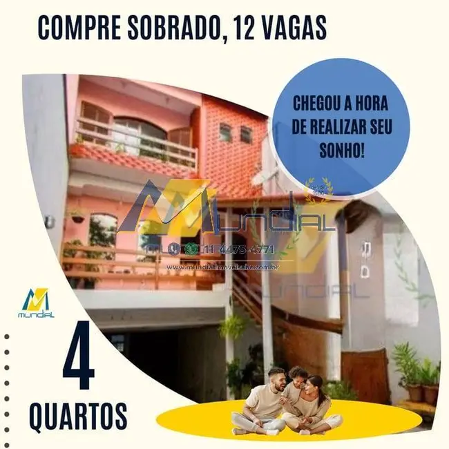 Casa com 4 quartos à venda, 300m2 em Vila Pires, Santo Andre - SP - imagem 1 Foto 1 de Casa com 4 quartos à venda, 300m2 em Vila Pires, Santo Andre - SP