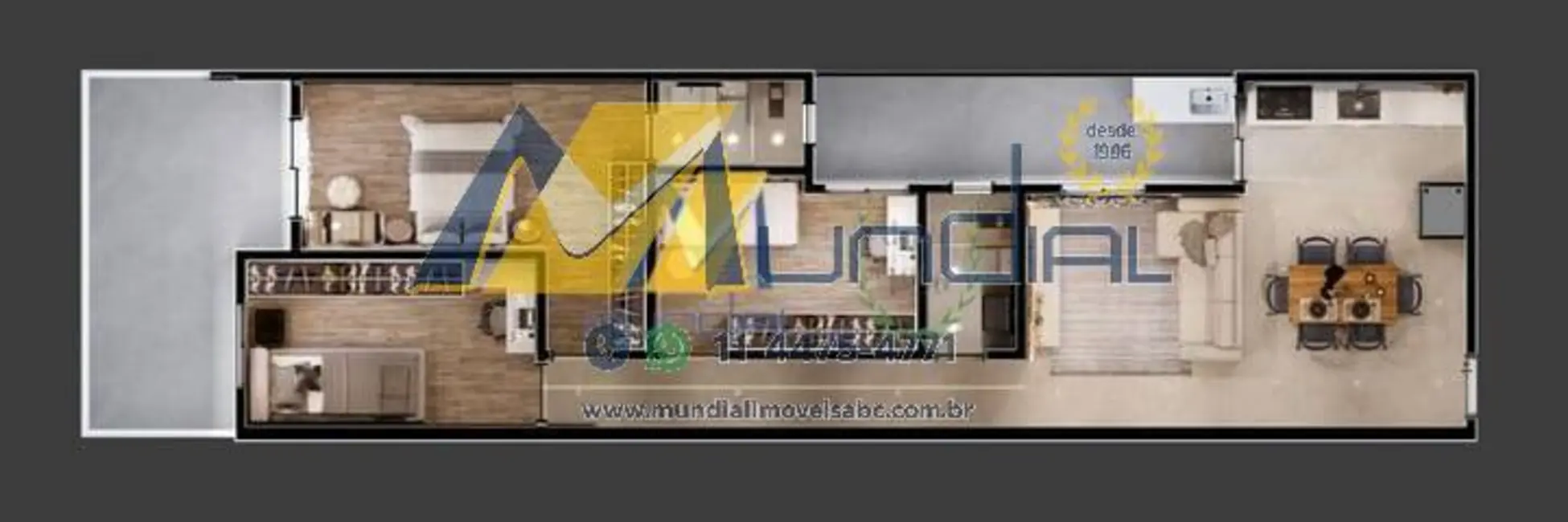 Apartamento com 3 quartos à venda em Paraíso, Santo Andre - SP - imagem 8 Foto 8 de Apartamento com 3 quartos à venda em Paraíso, Santo Andre - SP