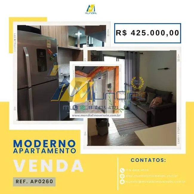 Apartamento com 2 quartos à venda, 53m2 em Vila Euclides, Sao Bernardo Do Campo - SP - imagem 1 Foto 1 de Apartamento com 2 quartos à venda, 53m2 em Vila Euclides, Sao Bernardo Do Campo - SP