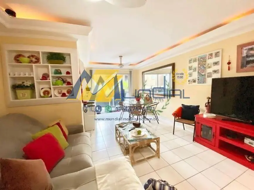 Foto 1 de Apartamento com 3 quartos à venda, 100m2 em Enseada, Guaruja - SP