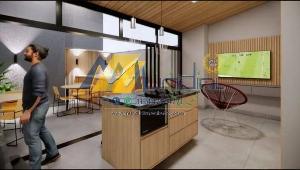 Foto 3 de Apartamento com 2 quartos à venda, 96m2 em Campestre, Santo Andre - SP
