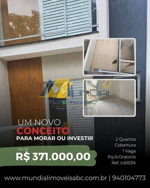 Apartamento com 2 quartos à venda, 90m2 em Parque Oratório, Santo Andre - SP - imagem 1 Foto 1 de Apartamento com 2 quartos à venda, 90m2 em Parque Oratório, Santo Andre - SP