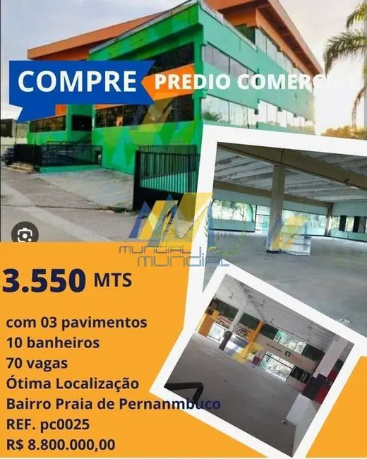 Sala Comercial à venda, 3551m2 em Balneário Praia do Pernambuco, Guaruja - SP - imagem 1 Foto 1 de Sala Comercial à venda, 3551m2 em Balneário Praia do Pernambuco, Guaruja - SP