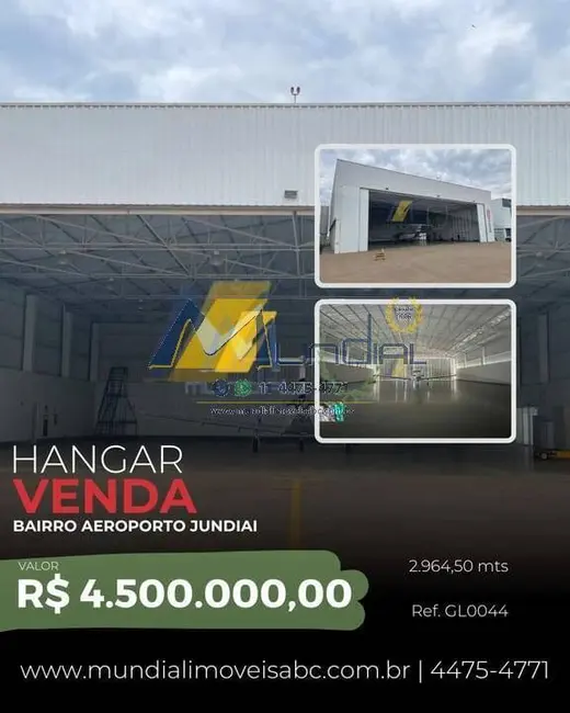 Foto 1 de Sala Comercial à venda, 2964m2 em Jundiai - SP