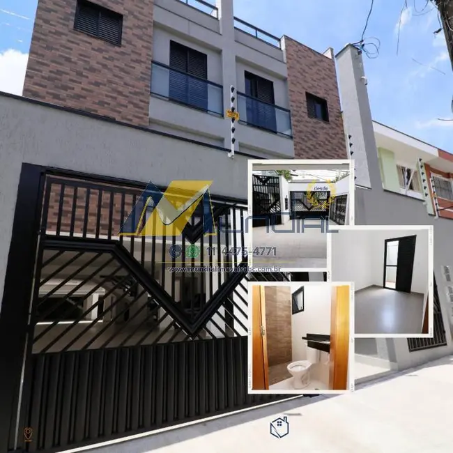 Foto 1 de Apartamento com 2 quartos à venda, 41m2 em Campestre, Santo Andre - SP