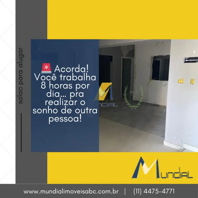 Foto 1 de Sala Comercial para alugar, 161m2 em Jardim, Santo Andre - SP