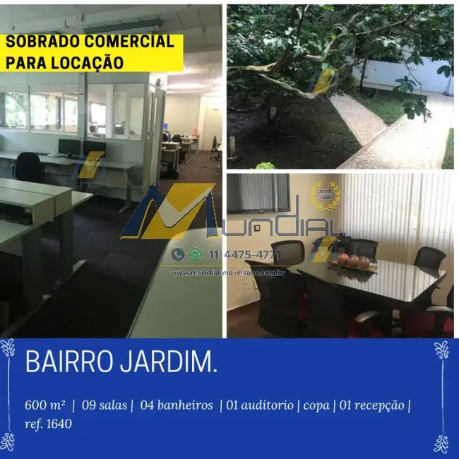 Foto 2 de Sala Comercial para alugar, 600m2 em Jardim, Santo Andre - SP