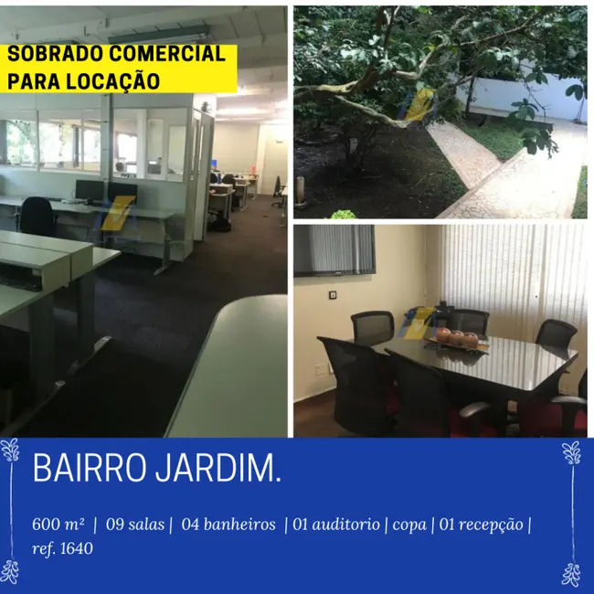 Foto 2 de Sala Comercial para alugar, 600m2 em Jardim, Santo Andre - SP