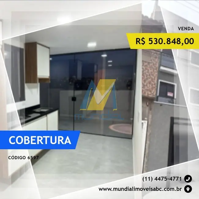 Cobertura com 2 quartos à venda, 43m2 em Utinga, Santo Andre - SP - imagem 1 Foto 1 de Cobertura com 2 quartos à venda, 43m2 em Utinga, Santo Andre - SP