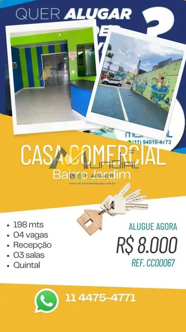 Foto 1 de Sala Comercial para alugar, 198m2 em Jardim, Santo Andre - SP
