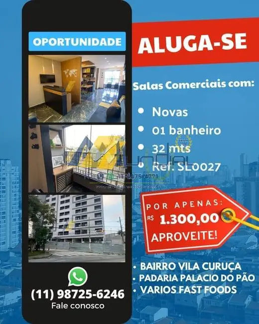 Foto 2 de Sala Comercial para alugar em Parque Jaçatuba, Santo Andre - SP