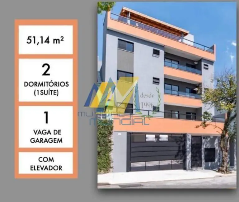 Foto 3 de Apartamento com 2 quartos para alugar, 51m2 em Vila Curuçá, Santo Andre - SP