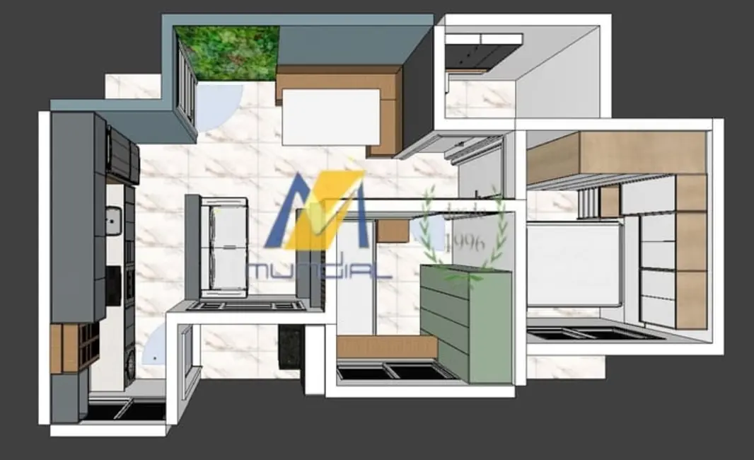 Apartamento com 2 quartos à venda, 41m2 em Vila Humaitá, Santo Andre - SP - imagem 7 Foto 7 de Apartamento com 2 quartos à venda, 41m2 em Vila Humaitá, Santo Andre - SP