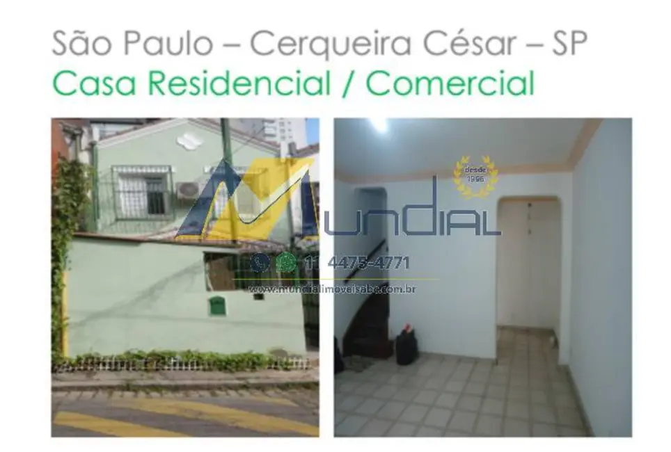 Foto 1 de Sala Comercial com 2 quartos para alugar, 140m2 em Cerqueira César, São Paulo - SP