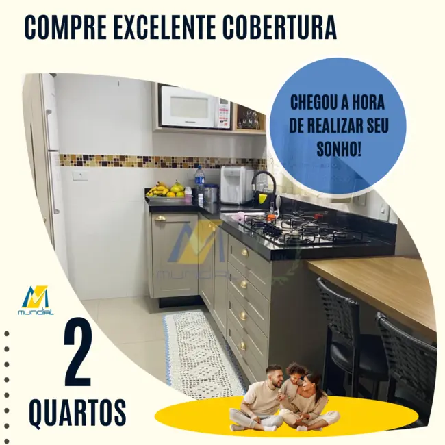 Cobertura com 2 quartos à venda e para alugar, 102m2 em Parque Erasmo Assunção, Santo Andre - SP - imagem 8 Foto 8 de Cobertura com 2 quartos à venda e para alugar, 102m2 em Parque Erasmo Assunção, Santo Andre - SP