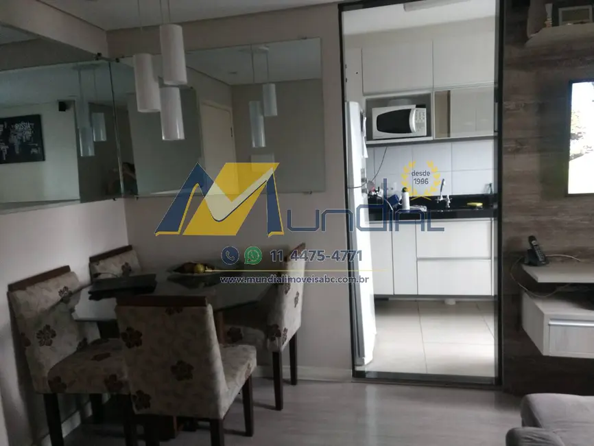 Foto 4 de Apartamento com 2 quartos para alugar, 45m2 em Jardim Utinga, Santo Andre - SP
