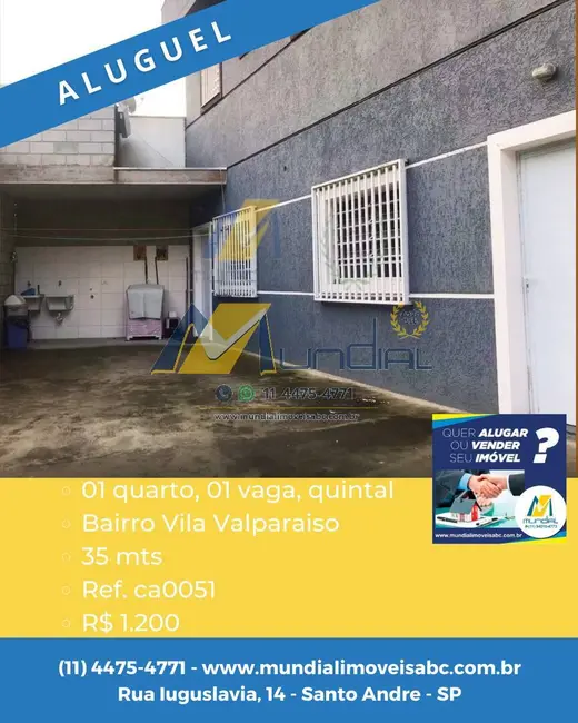 Casa com 1 quarto para alugar, 35m2 em Vila Valparaíso, Santo Andre - SP - imagem 9 Foto 9 de Casa com 1 quarto para alugar, 35m2 em Vila Valparaíso, Santo Andre - SP