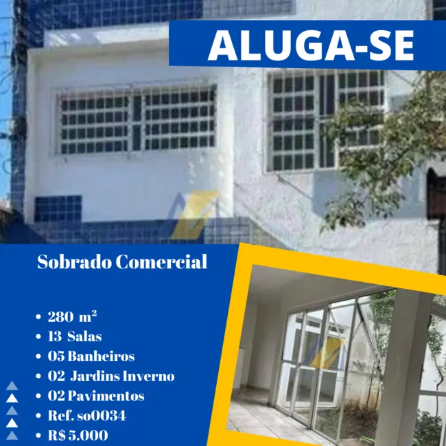 Sobrado à venda e para alugar, 280m2 em Centro, Santo Andre - SP - imagem 1 Foto 1 de Sobrado à venda e para alugar, 280m2 em Centro, Santo Andre - SP