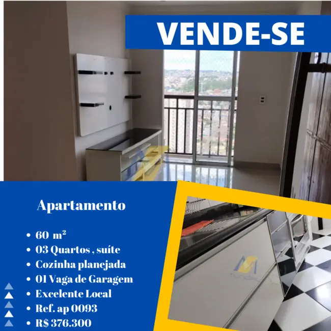 Apartamento com 3 quartos à venda, 60m2 em Parque Erasmo Assunção, Santo Andre - SP - imagem 1 Foto 1 de Apartamento com 3 quartos à venda, 60m2 em Parque Erasmo Assunção, Santo Andre - SP