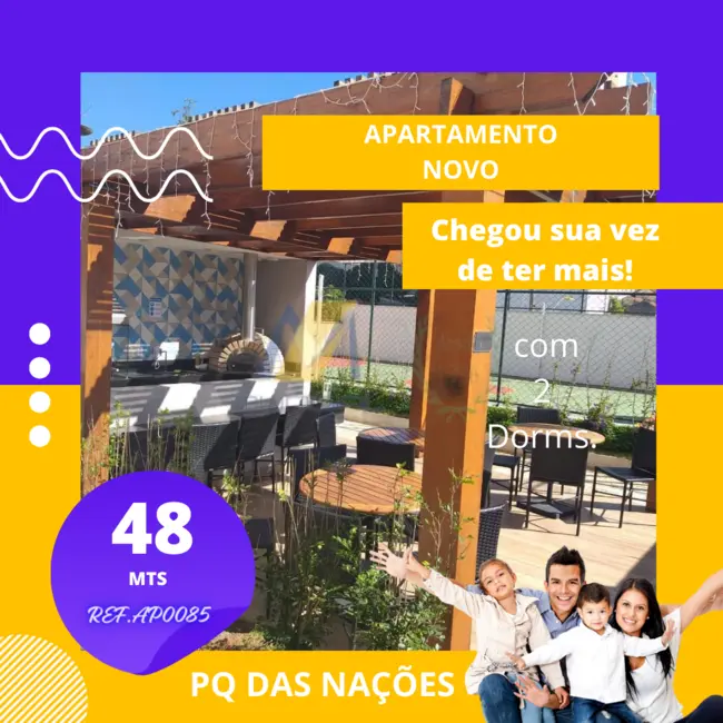 Apartamento com 2 quartos à venda e para alugar, 48m2 em Parque das Nações, Santo Andre - SP - imagem 1 Foto 1 de Apartamento com 2 quartos à venda e para alugar, 48m2 em Parque das Nações, Santo Andre - SP