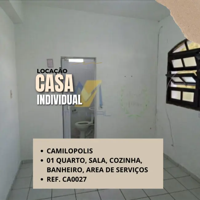 Casa com 1 quarto para alugar, 40m2 em Vila Camilópolis, Santo Andre - SP - imagem 1 Foto 1 de Casa com 1 quarto para alugar, 40m2 em Vila Camilópolis, Santo Andre - SP